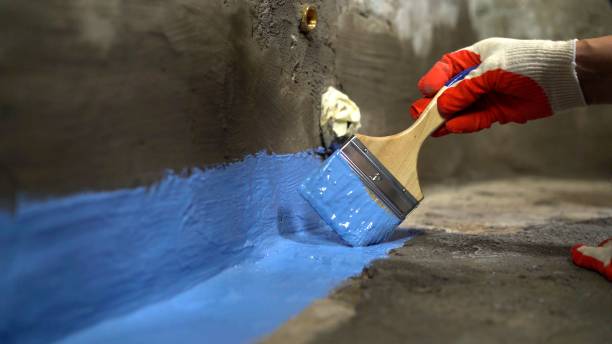 Commercial Interior Drainage System project at a Osgood, OH business property by SJ Waterproofing Pros